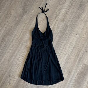 Hollister Black Halter Dress